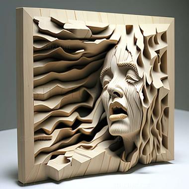 3D мадэль Марта Майер Эрлебахер, американская художница. (STL)